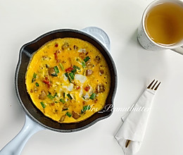 健康快手早餐—杂蔬Frittata煎蛋饼的做法