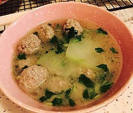 超简单冬瓜羊肉丸子汤的做法