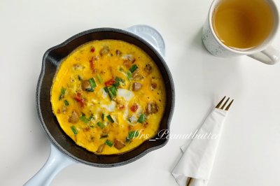 健康快手早餐—杂蔬Frittata煎蛋饼