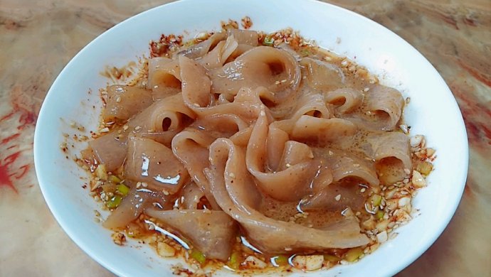 简单可口的麻酱宽粉