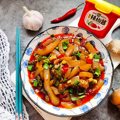 香辣魔芋豆腐