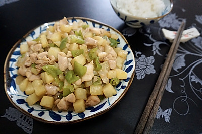 中餐 青椒辣子鸡丁