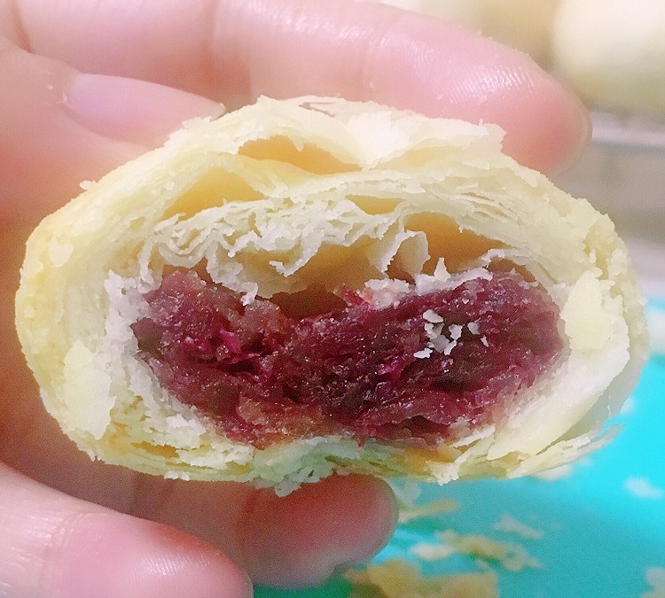 玫瑰花饼的做法