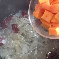 木瓜银耳甜汤的做法图解4