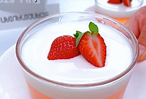 草莓奶冻布丁，简单又好吃！的做法