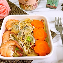 宝宝辅食——海鲜面