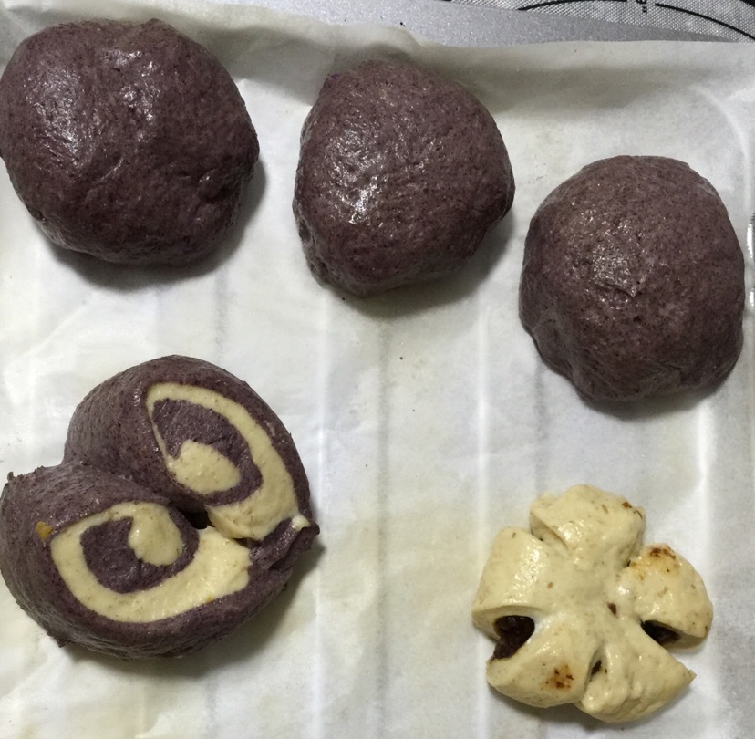 黑米紫薯包的做法图解6