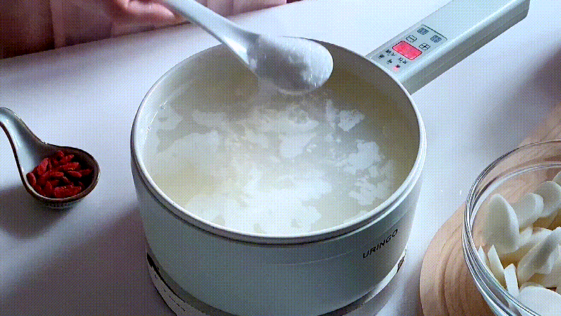 #一学就会快手菜#⭐酒酿煮年糕⭐的做法图解3