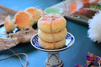 素油黑芝麻糖酥饼