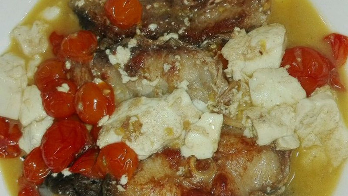 豆腐焖鱼