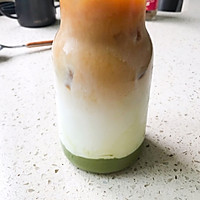  好喝炸裂｜渐变抹茶拿铁#全电厨王料理挑战赛热力开战！#的做法图解7