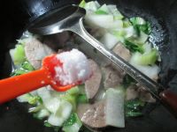 青菜猪肝煮冬瓜的做法图解9