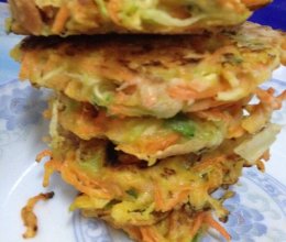 减肥营养～杂蔬小饼！的做法