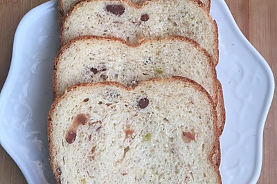 #东菱魔力果趣面包机之彩豆面包