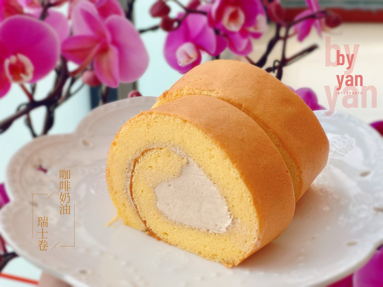 咖啡奶油馅瑞士卷的做法