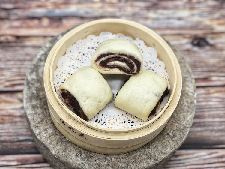 豆沙花卷的做法