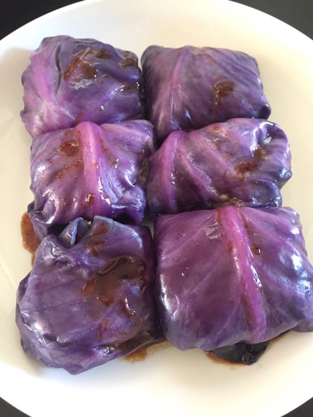 鲜虾紫甘蓝包饭的做法图解5