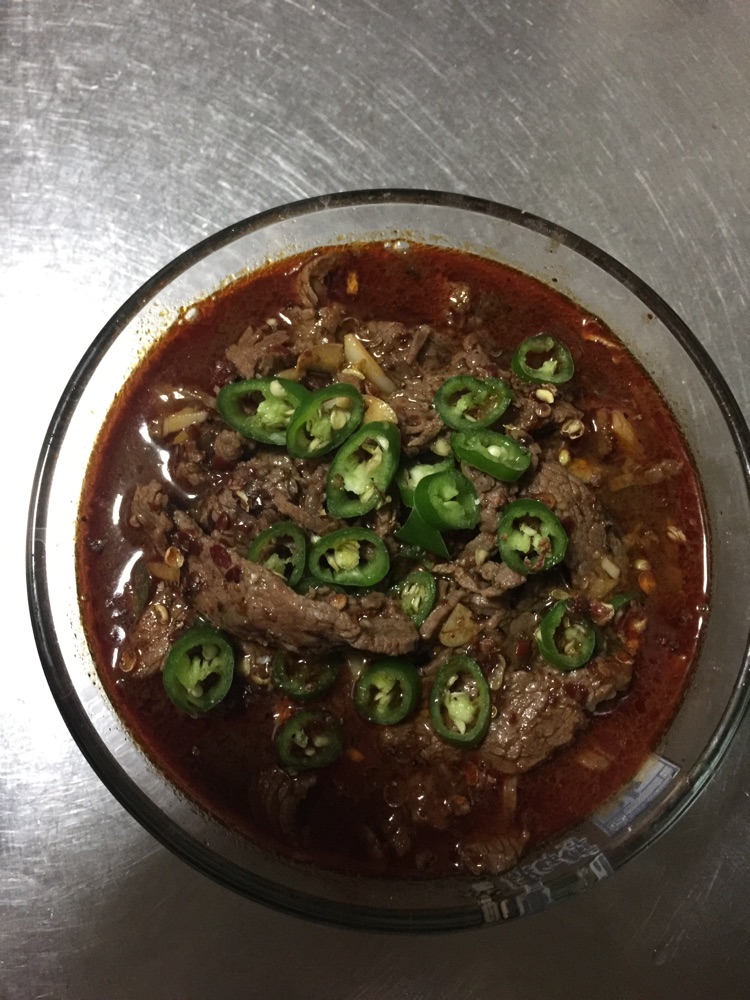 简易版水煮牛肉的做法图解1