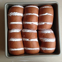 可可味淡奶油面包的做法图解15