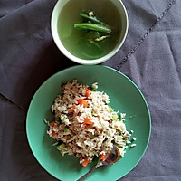 腊肠炒饭的做法图解9