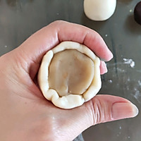 #舌尖上的端午#可可爱爱，与“粽”不同的蛋黄酥的做法图解13