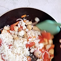 宝宝早餐丨番茄鸡肉焗饭丨快手简单的做法图解5