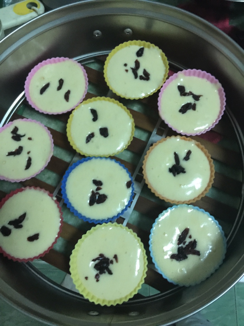 蔓越莓蒸蛋糕的做法图解6