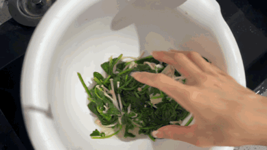 香油凉拌菠菜金针菇 - 原来菠菜也可以有这么神仙的吃法的做法图解7