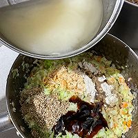 包菜馅调制的做法图解4