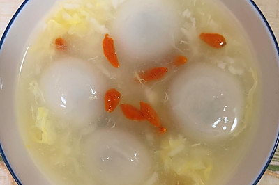 【家常菜】醪糟蛋花汤圆