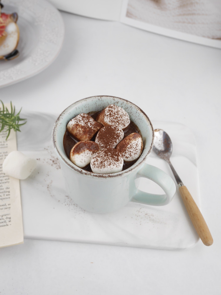 5分钟做一杯❗️暖心暖胃❗️棉花糖热巧克力的做法