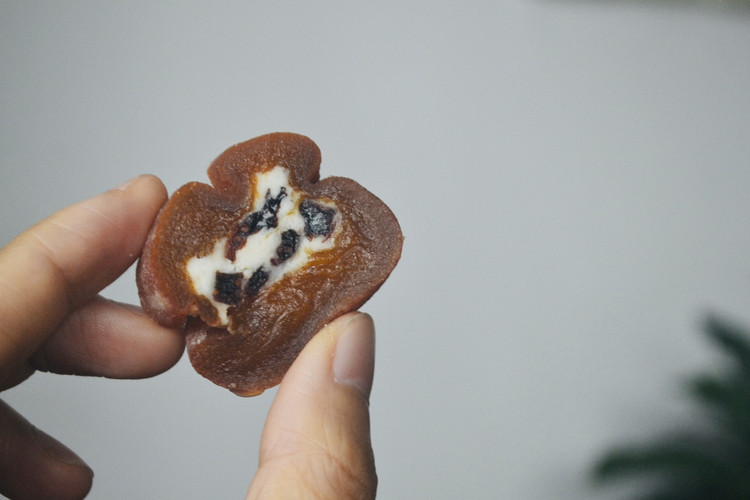 蔓越莓奶酪夹柿饼的做法