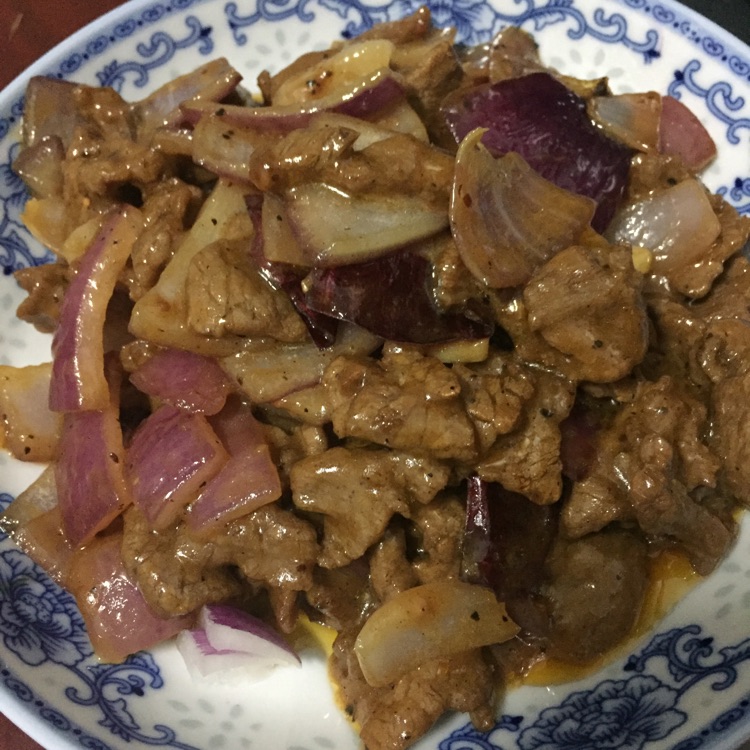 黑椒牛肉片的做法