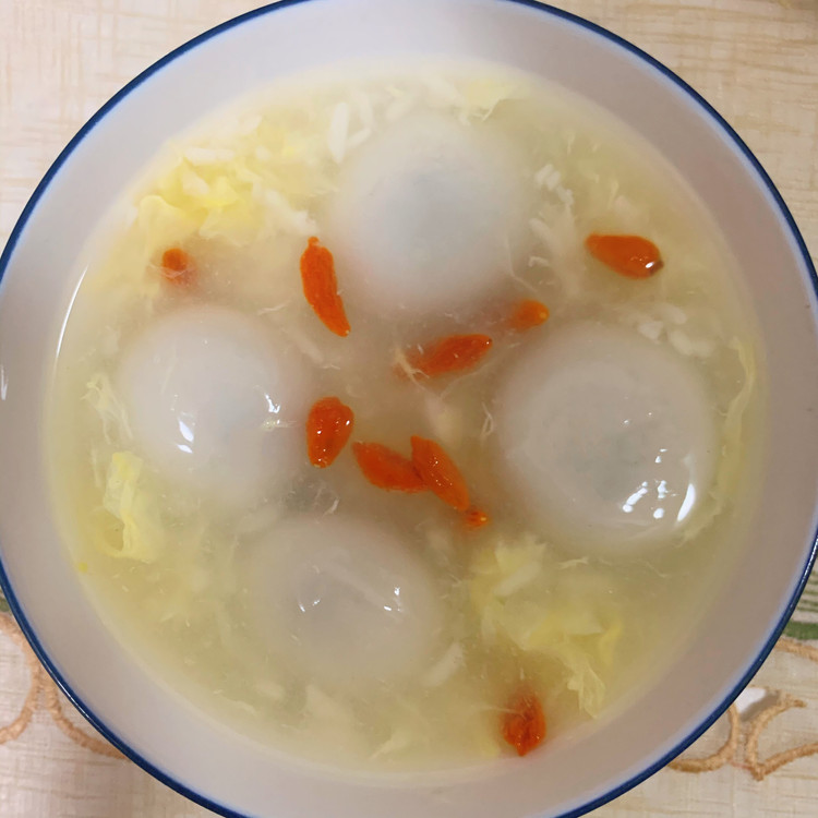 【家常菜】醪糟蛋花汤圆的做法