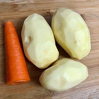 超简单的胡萝卜芝士焗焖土豆泥的做法图解2