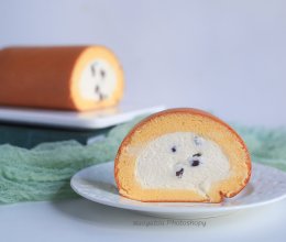 红豆奶油蛋糕卷——100Roll cake—001的做法