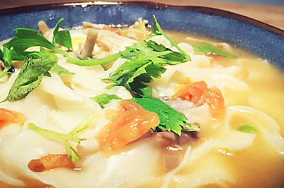 西红柿菌菇汤面