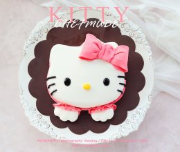  KITTY翻糖蛋糕的做法