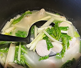 #放假请来我的家乡吃#桂林芋头烧白菜5的做法