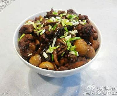 茶树菇栗子鸡