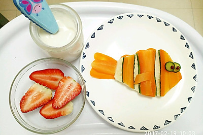 小丑鱼吐司面包