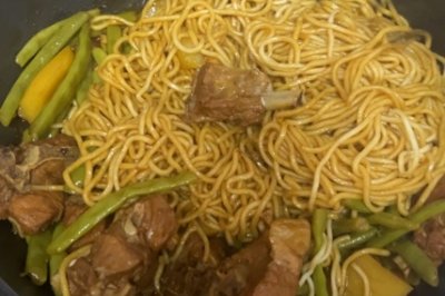 排骨焖面 简单又香香