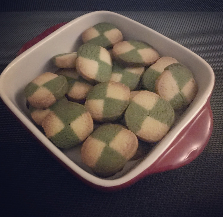 原味抹茶饼干的做法