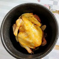 电饭煲版盐焗鸡的做法图解4