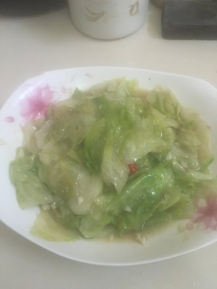 蒜蓉炒生菜（家常菜）