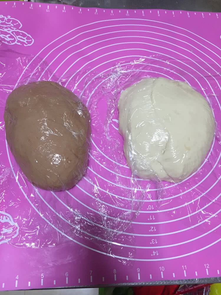 淡奶油双色面包的做法图解10