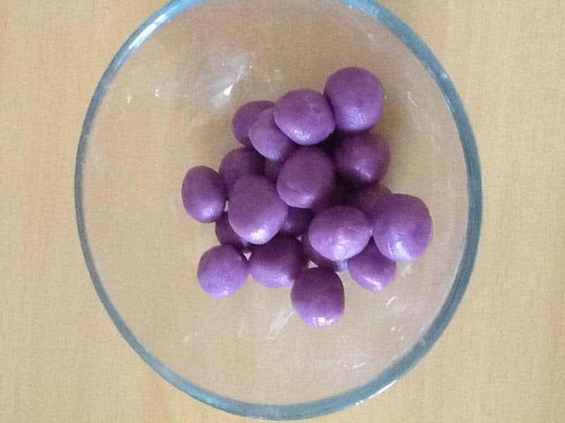 紫薯糯米小丸子