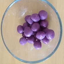 紫薯糯米小丸子