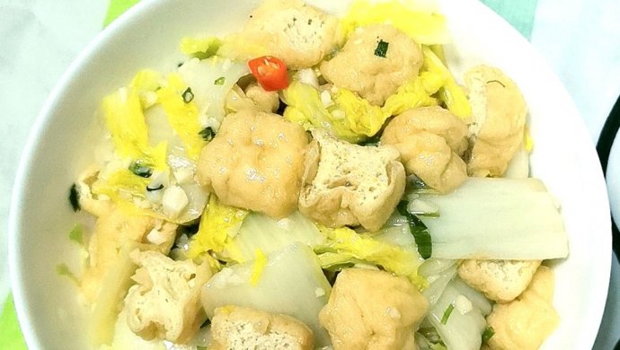 油豆腐烩白菜