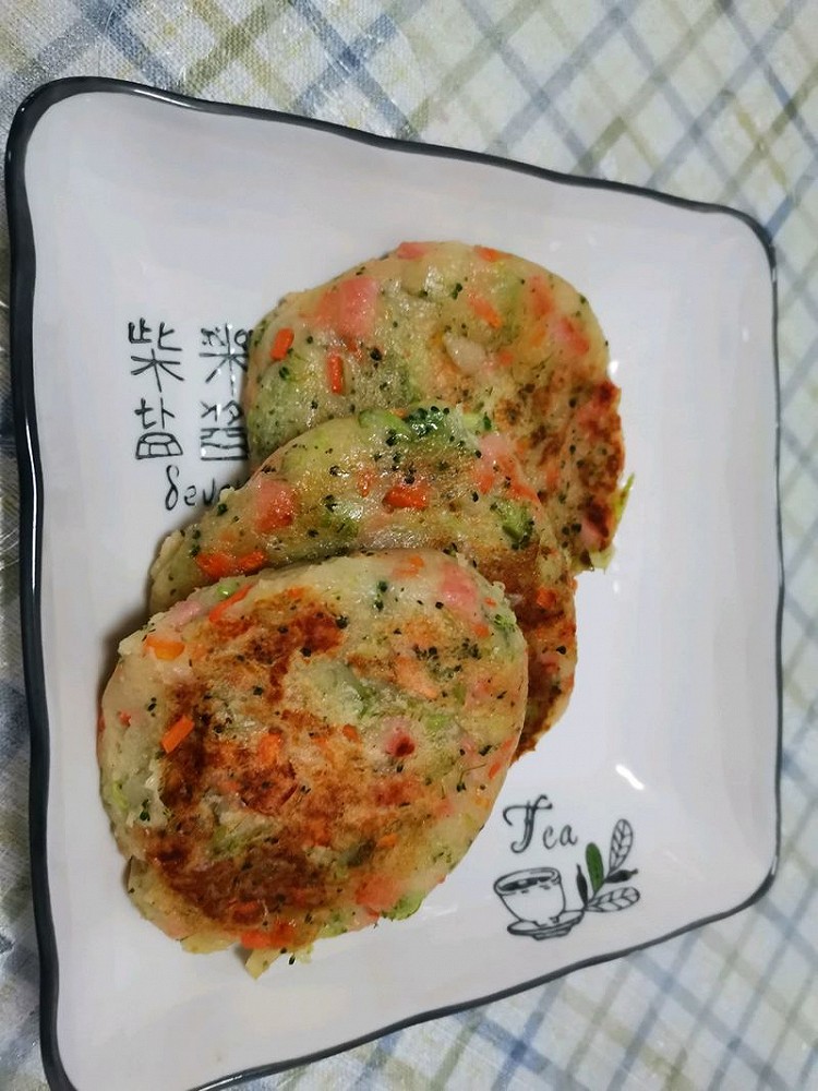 香煎土豆蔬菜饼的做法